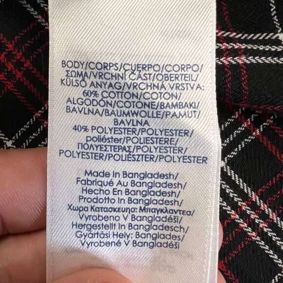 Chaps Men's Plaid Button Up Shirt Long Sleeve Multicolor Size Large - Picture 9 of 9